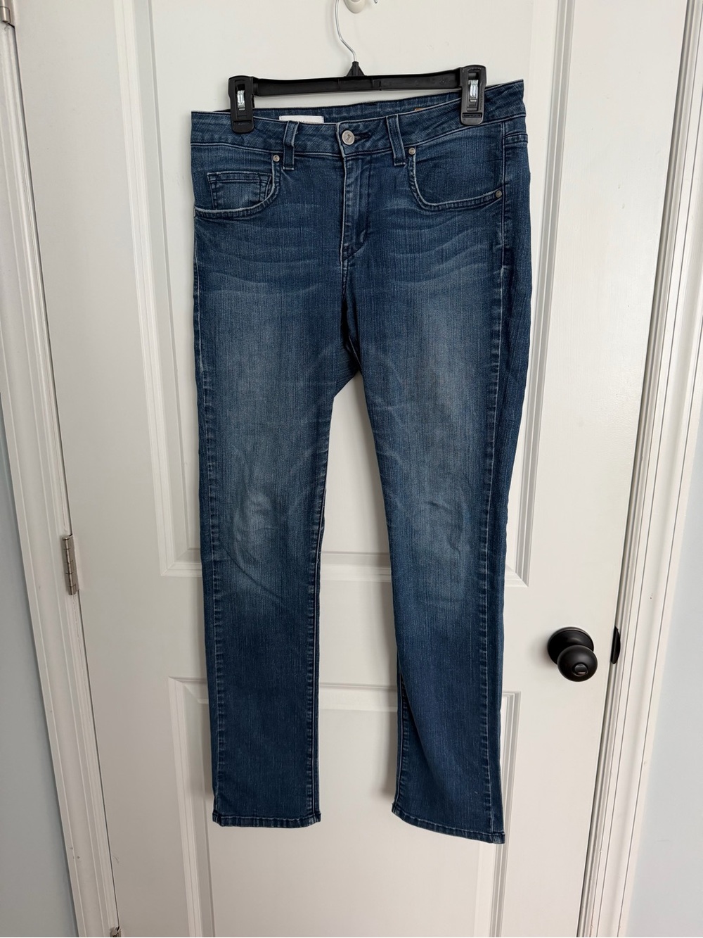 Anthropologie Pilcro and the Letterpress Women's Skinny Jeans in Dark Blue Wash